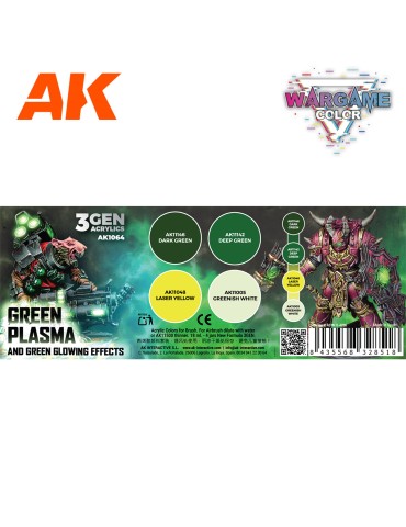 Set Green Plasma and Glowing Effects