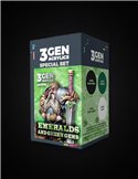 Set Emeralds and green gems