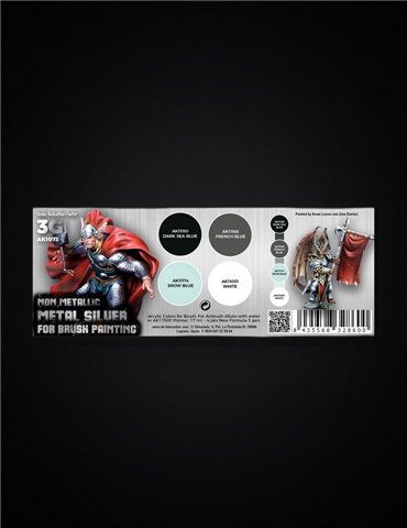 Set Non Metallic Metal silver
