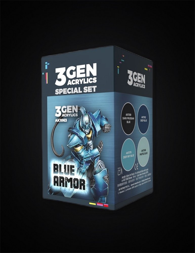 Set blue armor