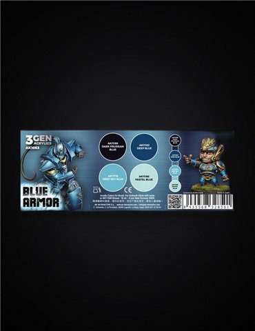 Set blue armor