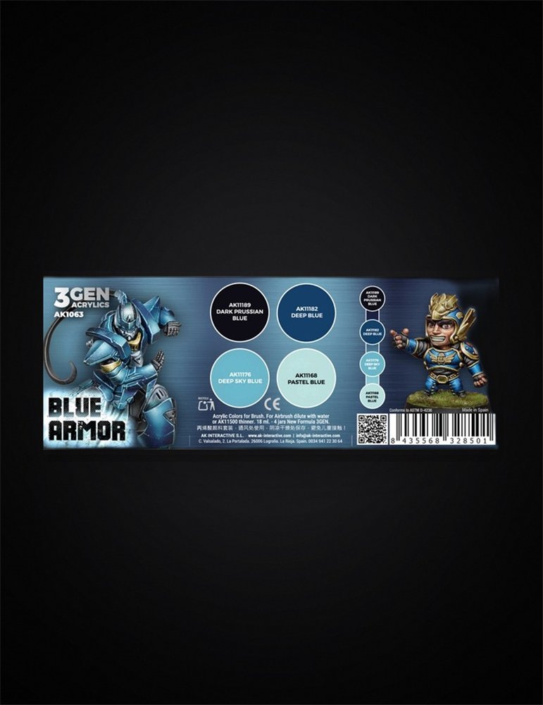 Set blue armor