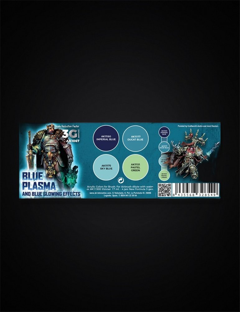 Set Blue Plasma & Glowing Effects