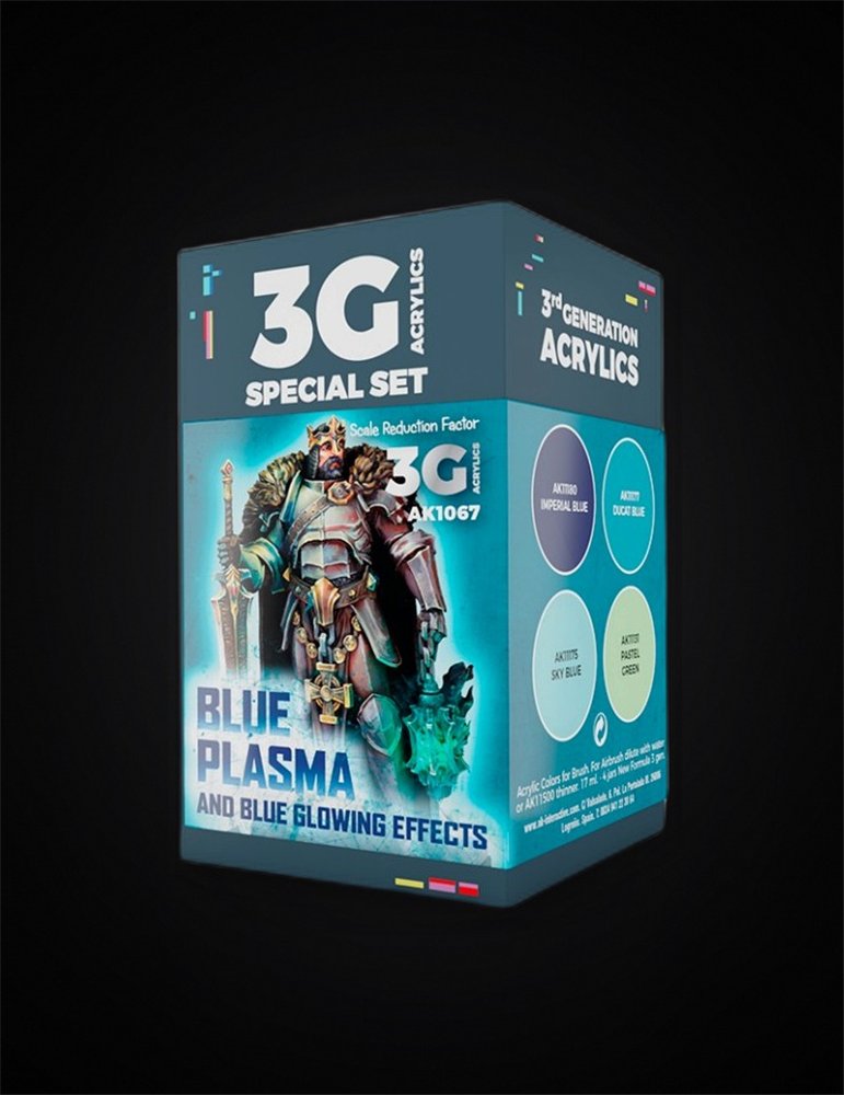 Set Blue Plasma & Glowing Effects