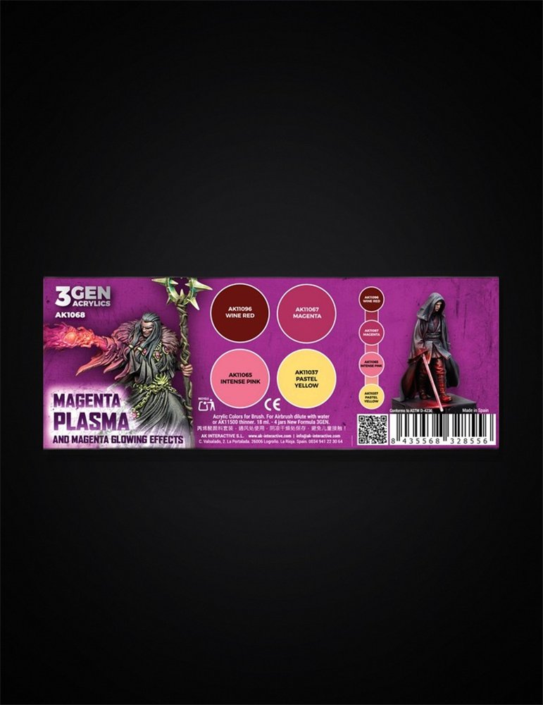 Set Magenta Plasma & Glow Effects