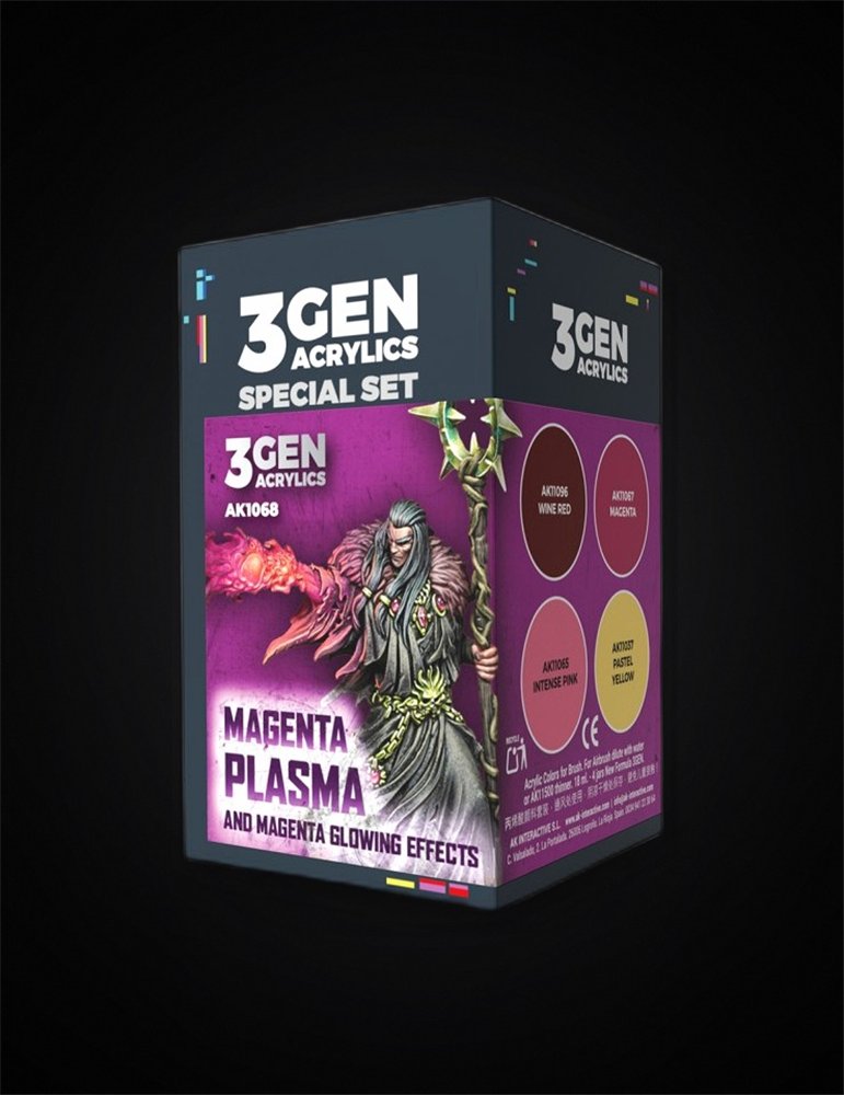 Set Magenta Plasma & Glow Effects