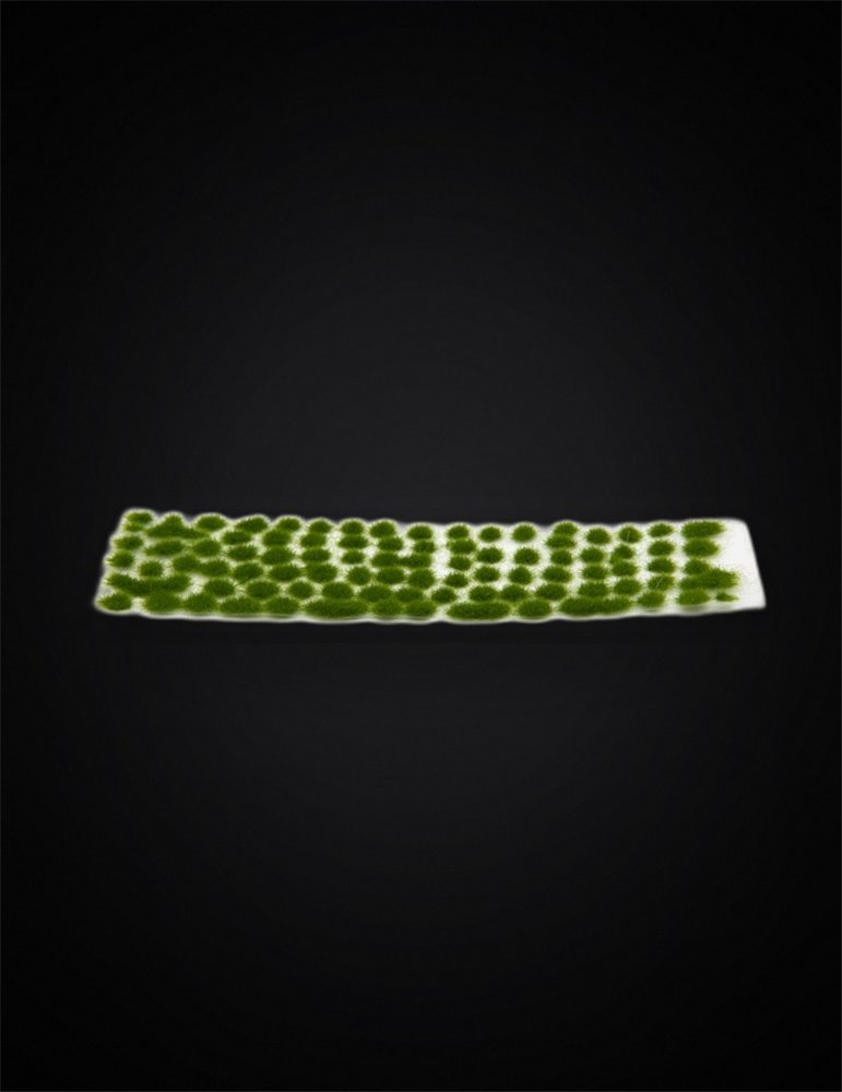 Dark Green Tufts 2mm