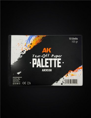 Tear-off paper palette