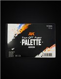 Tear-off paper palette