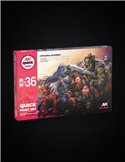 Quick Paint Set – 36 Quick Gen Colors + 2 Pinceles