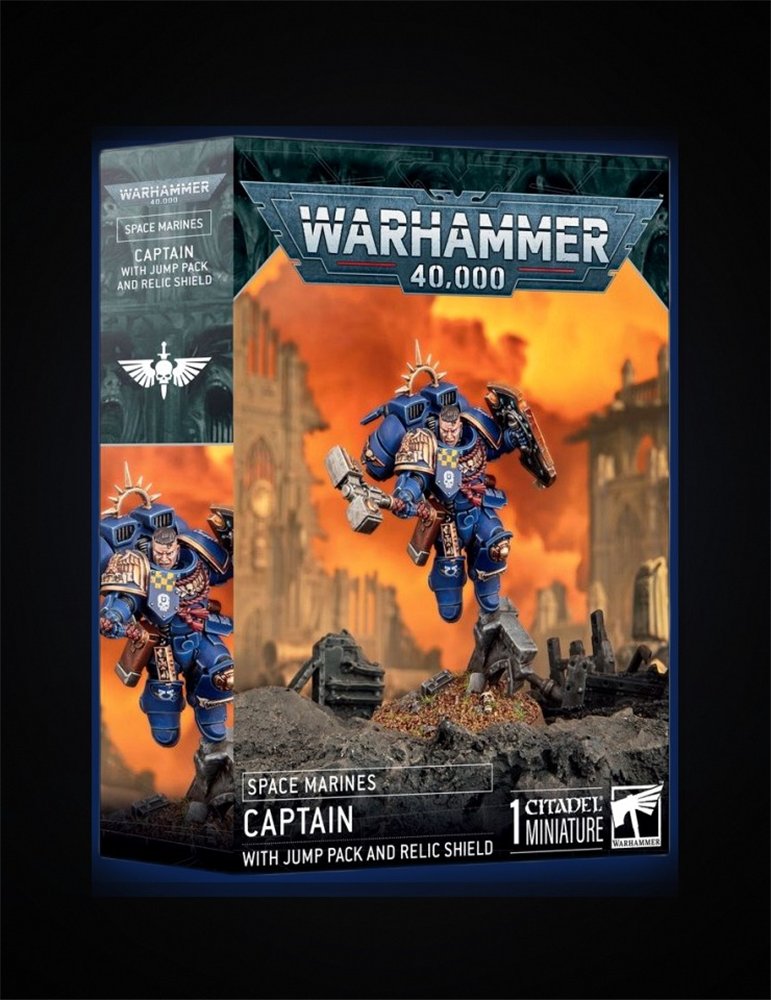 Capitán con propulsor de salto y escudo reliquia