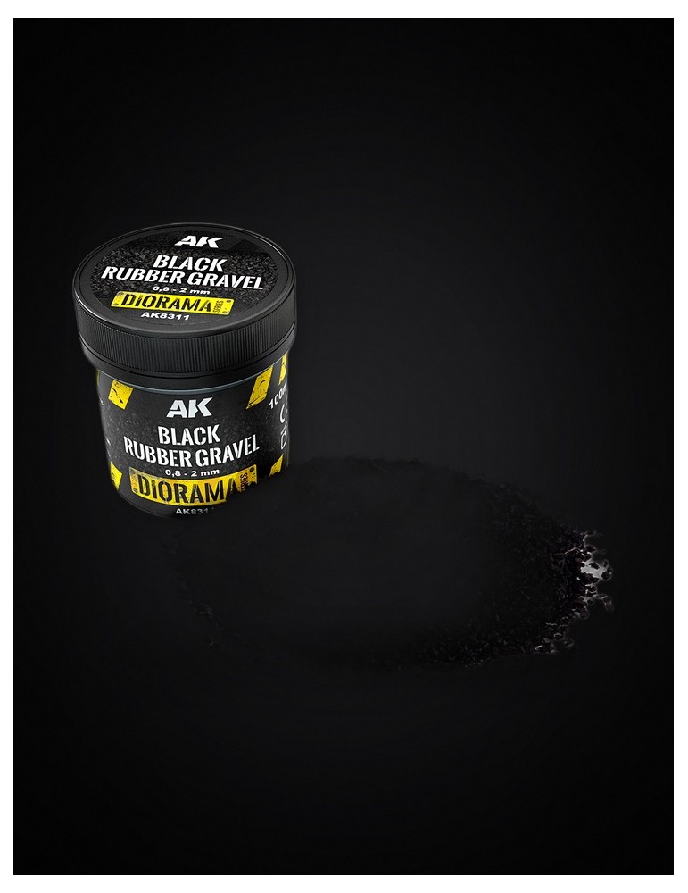 Grava de goma negra 0,8-2 mm