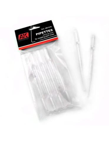 Pack de 7 pipetas medianas