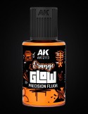 Naranja Claro Glow Flúor de Precisión de 30 ml