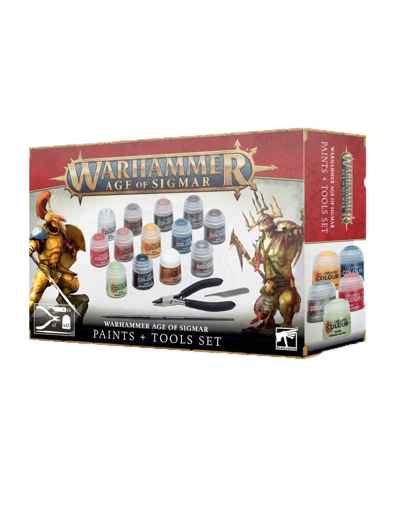 Age of Sigmar: Pinturas + Set herramientas